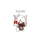 無口なケモ子（個別スタンプ：4）