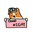 かわいいコーギー犬.（個別スタンプ：38）