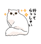 もふもふの白い猫（個別スタンプ：32）