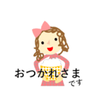 キッチンの小人おりぼんさん（個別スタンプ：4）