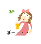 キッチンの小人おりぼんさん（個別スタンプ：18）