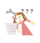 キッチンの小人おりぼんさん（個別スタンプ：24）