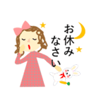 キッチンの小人おりぼんさん（個別スタンプ：32）