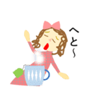 キッチンの小人おりぼんさん（個別スタンプ：33）