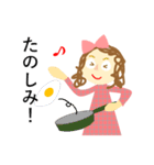 キッチンの小人おりぼんさん（個別スタンプ：36）