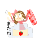 キッチンの小人おりぼんさん（個別スタンプ：38）