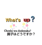 日常挨拶  Daily greeting（個別スタンプ：5）