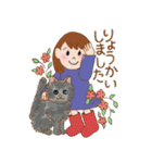 癒やし猫と大人女子の日常スタンプ（個別スタンプ：21）