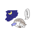 猫とさかな（個別スタンプ：8）