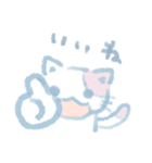 水色ねこ*（個別スタンプ：1）