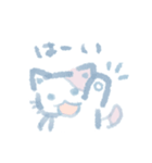 水色ねこ*（個別スタンプ：4）