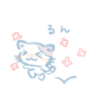 水色ねこ*（個別スタンプ：18）