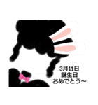3月誕生日祝（個別スタンプ：11）
