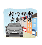 コンパクトカーでご挨拶♪（個別スタンプ：4）