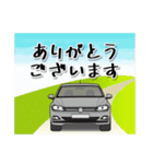 コンパクトカーでご挨拶♪（個別スタンプ：5）