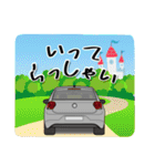 コンパクトカーでご挨拶♪（個別スタンプ：16）