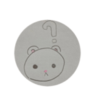 ハムスター？くま？イラストスタンプ（個別スタンプ：2）