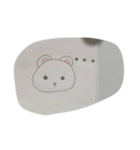 ハムスター？くま？イラストスタンプ（個別スタンプ：4）