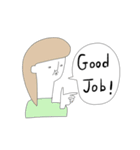 ちょっと上から目線なおしゃれな人たち（個別スタンプ：8）