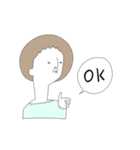 ちょっと上から目線なおしゃれな人たち（個別スタンプ：15）