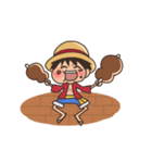 ONE PIECE ルフィたくさんスタンプ（個別スタンプ：2）