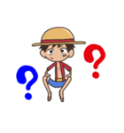 ONE PIECE ルフィたくさんスタンプ（個別スタンプ：5）