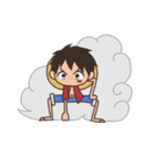 ONE PIECE ルフィたくさんスタンプ（個別スタンプ：15）