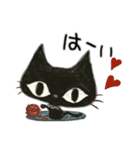 黒猫さんの可愛いお手伝い＊花と手芸（個別スタンプ：3）