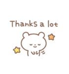 a simple bear（個別スタンプ：3）