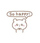 a simple bear（個別スタンプ：16）