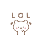 a simple bear（個別スタンプ：34）