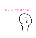 否定するスタンプ（個別スタンプ：15）