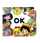 ONE PIECE リリーとハートマカロン2（個別スタンプ：1）