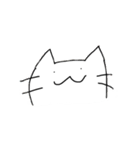 指で描いた猫 2nd Ver.（個別スタンプ：1）