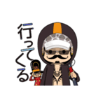 ONE PIECE＊毎日使えるスタンプ-トラ男編-（個別スタンプ：7）