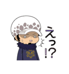 ONE PIECE＊毎日使えるスタンプ-トラ男編-（個別スタンプ：23）