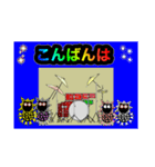 コロナマンとドラム（個別スタンプ：6）