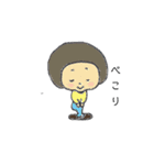 おかっぱちゃんとツンデレ猫（個別スタンプ：3）