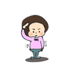 おかっぱちゃんとツンデレ猫（個別スタンプ：24）