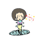 おかっぱちゃんとツンデレ猫（個別スタンプ：26）