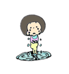 おかっぱちゃんとツンデレ猫（個別スタンプ：27）