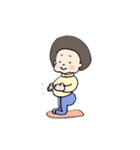 おかっぱちゃんとツンデレ猫（個別スタンプ：31）