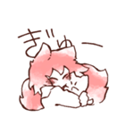 桜色kamiねこ（個別スタンプ：21）