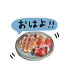 スイーツであいさつ（個別スタンプ：1）