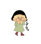 前髪切りすぎ女子の使えるスタンプ2（個別スタンプ：4）