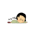 前髪切りすぎ女子の使えるスタンプ2（個別スタンプ：6）