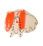 ぴんくの犬のおきらくでいず（個別スタンプ：3）