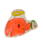 ぴんくの犬のおきらくでいず（個別スタンプ：20）