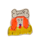 ぴんくの犬のおきらくでいず（個別スタンプ：22）
