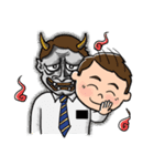 国際的な謎の男子2人（あいさつver.）（個別スタンプ：33）